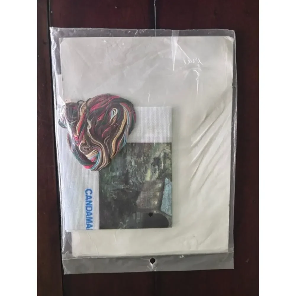 VTG 1996 Thomas Kinkade Country Memories Cross Stitch Kit 50962 Candamar